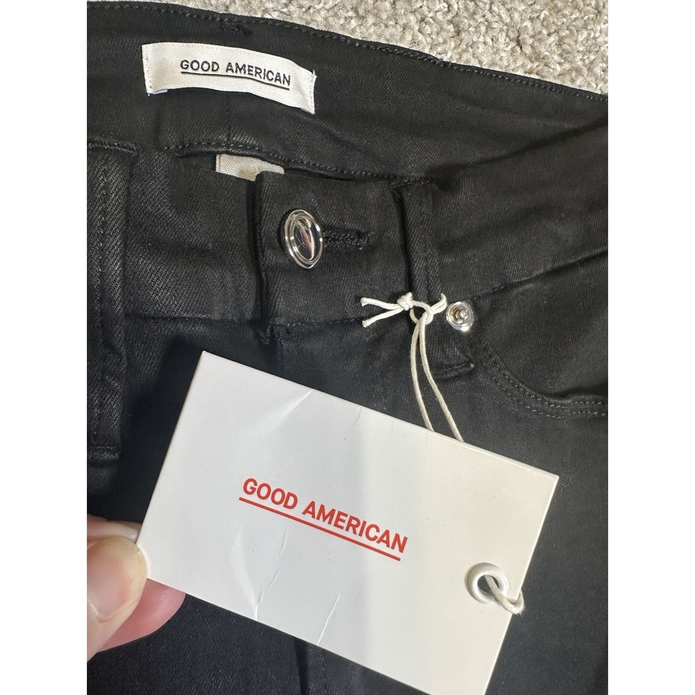 Good American Good Legs Black Skinny Jeans High Rise Women's Size 8/29 NWT - Picture 3 of 10